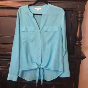 Calvin Klein blouse turquoise